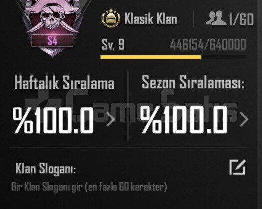 9.8 SV İSİM AKTİF KLAN SERİ TESLİMAT NOKTASI