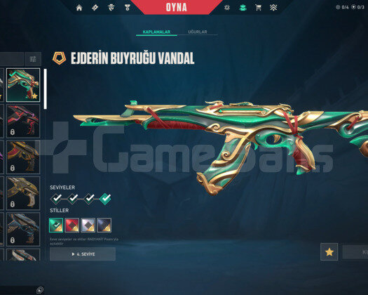 Valorant 6 skinli Plat 1 Sağlam hesap