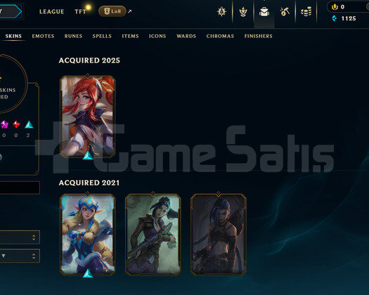 EUW Unranked | 4 Kostüm - 24 Hero | LoL Hesap