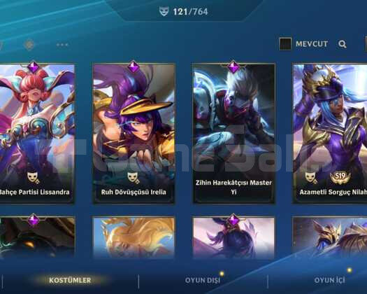 169 LvL Wild Rift Hesabı Prestijli & Etkinlik