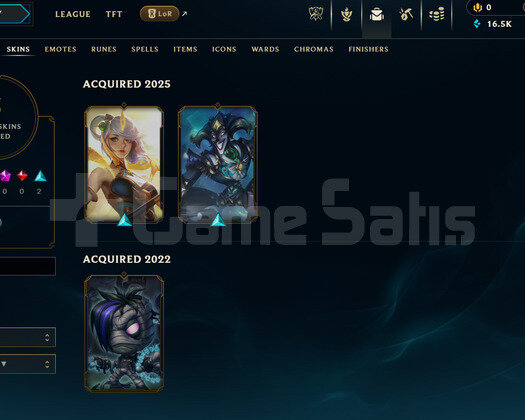 EUW Unranked | 3 Kostüm - 16K Mö | Dereceli Hazır