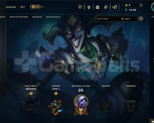 EUW Unranked | 3 Kostüm - 16K Mö | Dereceli Hazır
