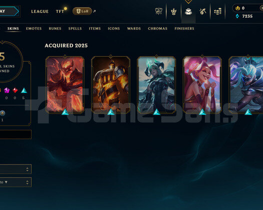 EUW Unranked | 5 Kostüm - 32 Hero | LoL Hesap