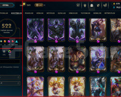 382 LEVEL / 522 SKIN / 20 İHTİŞAMLI /+MAIL /FIRSAT