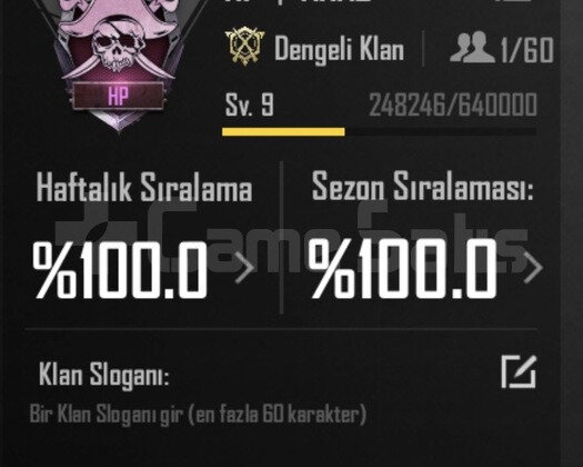 9 SV İSİM AKTİF KLAN SERİ TESLİMAT NOKTASI