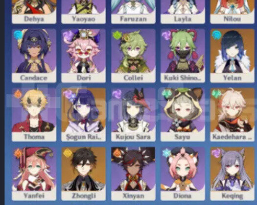 AR55 Diluc Skinli 10 5Star Karekter 6 5star weapon