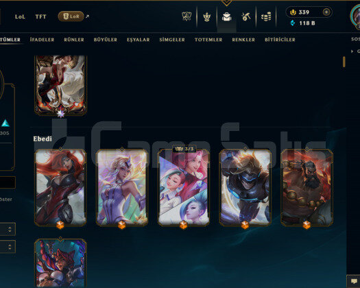 EUW / 771 LEVEL / 640 SKİN / FUL HERO +MAİL