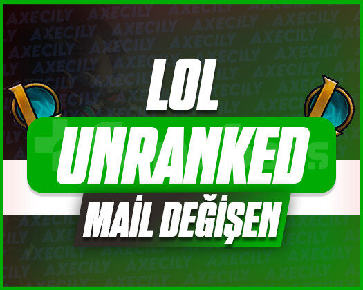 UNRANKED / MAİL DEĞİŞEN / +9750 SATIŞ