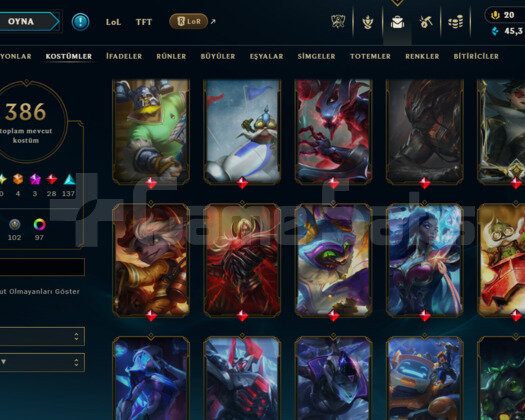 617 LEVEL / 386 SKIN / FULL HERO / +MAIL / FIRSAT!