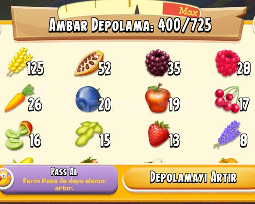 45 Level Hayday Hesap
