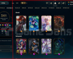 231 LEVEL/ 341 SKIN / FULL HERO / 1228 RP / +MAIL