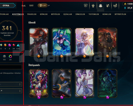 231 LEVEL/ 341 SKIN / FULL HERO / 1228 RP / +MAIL