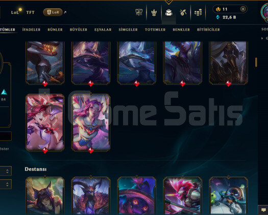 716 LEVEL / 193 SKİN / FUL HERO +MAİL +9750 SATIŞ