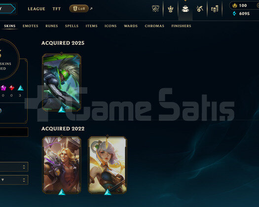 EUW Esnek Silver 2 | 3 Kostüm - 33 Hero | LoL Hesa