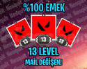TR - 13 LEVEL - MAİL DEĞİŞEN - HESAPLAR!