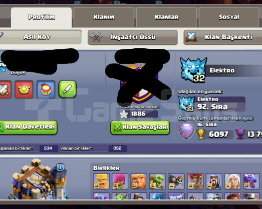 DÜNYA GLOBAL 16 OLMUŞ BİR HESAP FULL + FULL