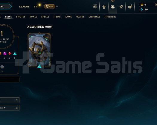 TR Unranked | 1 Kostüm - 24 Hero | LoL Hesap