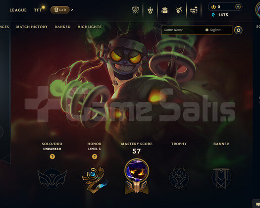 TR Unranked | 2 Kostüm - 24 Hero | LoL Hesap
