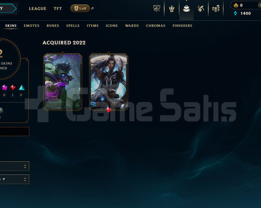 TR Unranked | 2 Kostüm - 26 Hero | LoL Hesap