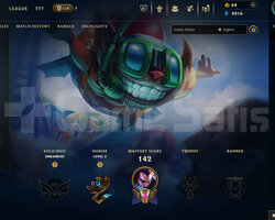 TR Unranked | 10 Kostüm - 44 Hero | LoL Hesap