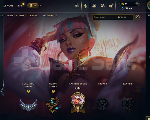 TR Silver 1 | 1 Kostüm - 31K Mö | LoL Hesap