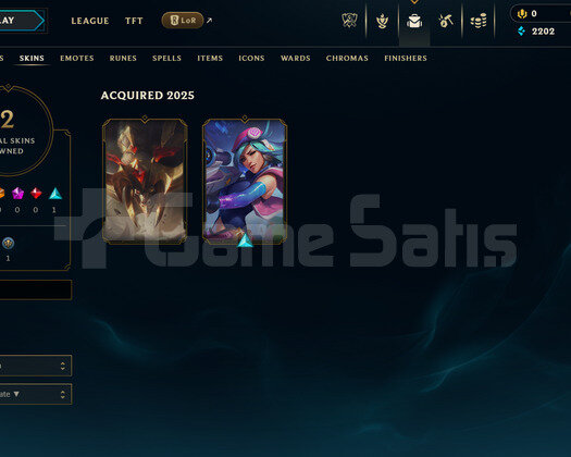 TR Bronz 2 | 2 Kostüm - 50 Hero | LoL Hesap
