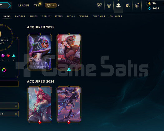 EUW Silver 3 | 4 Kostüm - 25 Hero | LoL Hesap