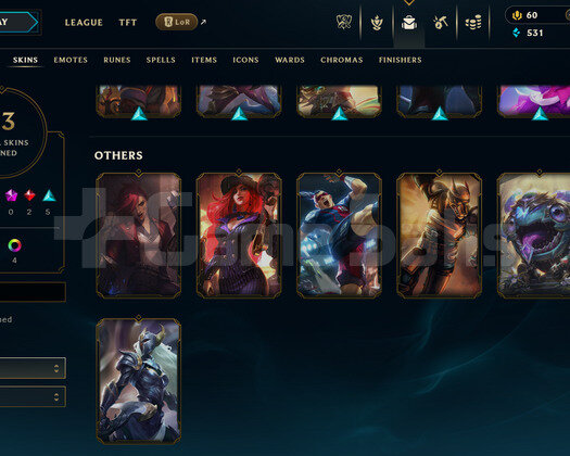 EUW Unranked | 13 Kostüm - 49 Hero | LoL Hesap