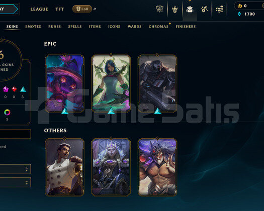 EUW Unranked | 6 Kostüm - 44 Hero | Dereceli Hazır