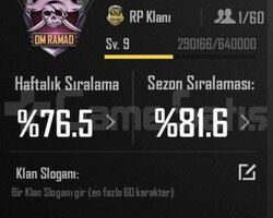 9 SV İSİM AKTİF KLAN SERİ TESLİMAT NOKTASI