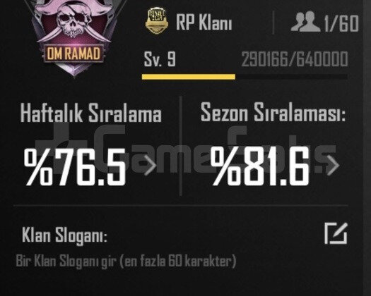9 SV İSİM AKTİF KLAN SERİ TESLİMAT NOKTASI