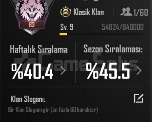 9 SV İSİM AKTİF KLAN SERİ TESLİMAT NOKTASI