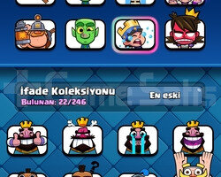 NADİR EMOJILI CLASH ROYALE HESABI 4BİN KUPA