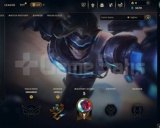 EUW Unranked | 1 Kostüm - 24 Hero | LoL Hesap