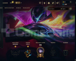 EUW Unranked | 6 Kostüm - 38 Hero | LoL Hesap