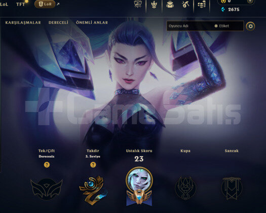 GEÇEN SEZON ZÜMRÜT / DERECELİ HAZIR / UNRANKED