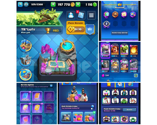 UYGUN FİYATLI CLASH ROYALE HESABI