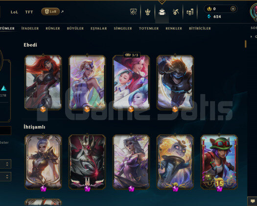EUW | 323 KOSTÜM 770 LVL DIAMOND DOLU MAİL HESAP