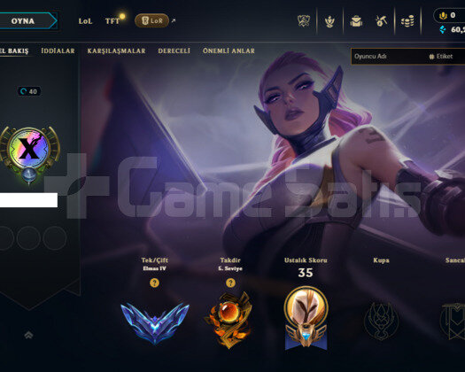 | EUW - ELMAS 4 67 WR | FULL İNFO | HANDMADE HESAP