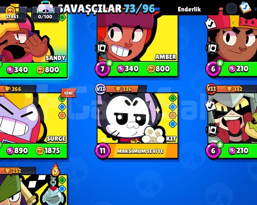 689 ELMASLI 17 K KUPALI BRAWL STARS HESABI