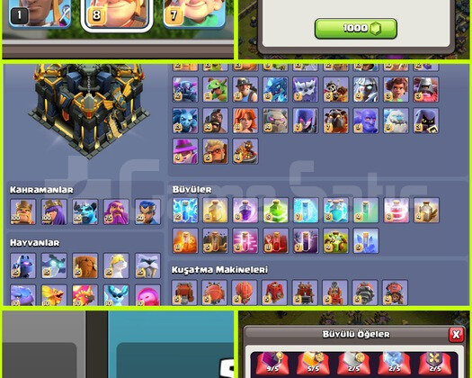 MAX KÖY!! MAX ÇIRAK!! EKSİKSİZ!! TH17 MAX + MAX