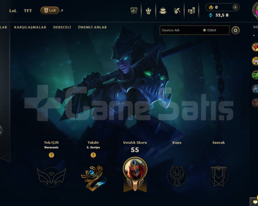 30 LVL BOL KOSTÜMLÜ UNRANKED HESAP HANDMADE!