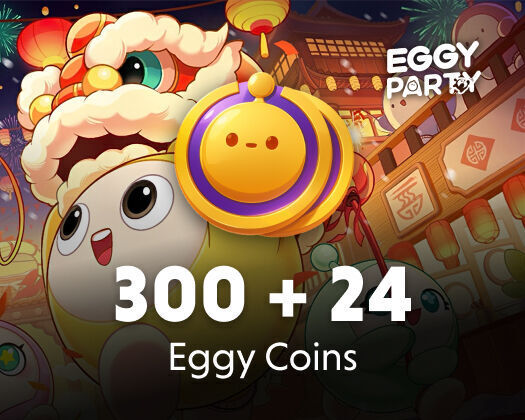 Eggy Party 300+24 Eggy Coins