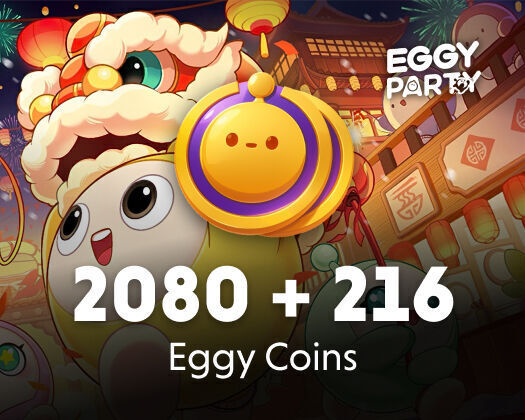 Eggy Party 2080+216 Eggy Coins