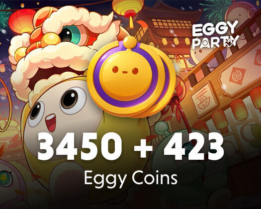 Eggy Party 3450+423 Eggy Coins