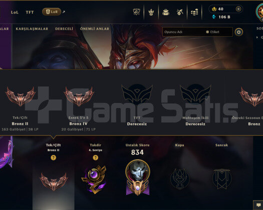 EUW | 630 KOSTÜM 649 LVL 106K+ ÖZ DOLU MAİL HESAP