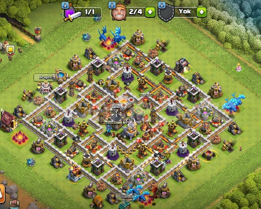 Uyguna belediye 11 Max  clash of clans hesabi