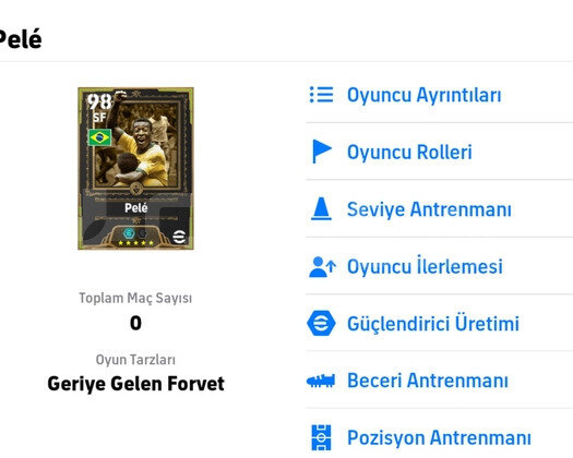 108 Pele efso hesap