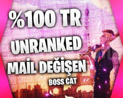 TR +20 LVL UNRANKED - MAİL DEĞİŞEN - FRESH!