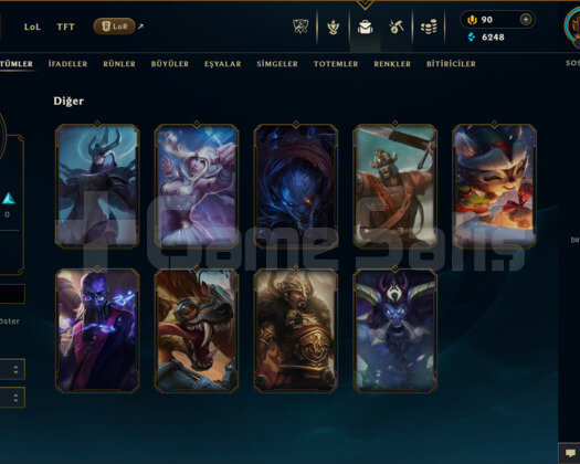 EUW | 9 SKİN | 30 LVL | UNRANKED